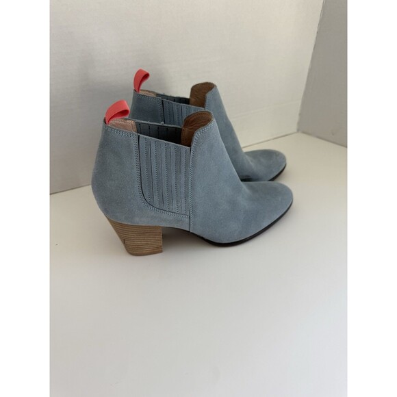Sarah Jessica Parker SJP Surge Suede Ankle Booties Green Boots Size 6.5-7 Italy - Picture 1 of 6
